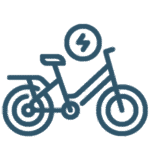 E-bike electric bike icon