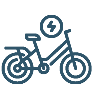 E-bike electric bike icon